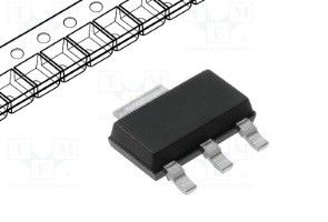 BSP170PH6327XTSA1 High Power MOSFET P CH 60V 1.9A Automotive 4 Pin SOT-223 T/R