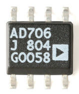 ± 18V 8 Pin SOIC N T / R AD706JRZ-REEL ADI Op Amp ، مضخم ثنائي منخفض الطاقة