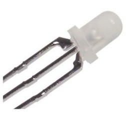 SSL-LX3059GYW LUMEX LED أضواء ثنائية اللون أخضر / أصفر 565nm / 585nm 3 Pin T 1