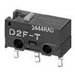 D2F-01F-T OMRON SMD DIP Switch SPDT Pin Plunger 0.1A 30VDC 0.74N من خلال ثقب