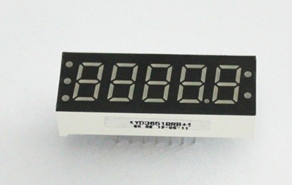 5 مقاطع 0.36 بوصة لوحة عرض رقمية إلكترونية ، أنبوب رقمي LED J3561AH HK